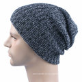 Herren Soft Stretch Slouch Winter gestrickte Doppelschicht warme Mütze Beanie Hut (HW424)